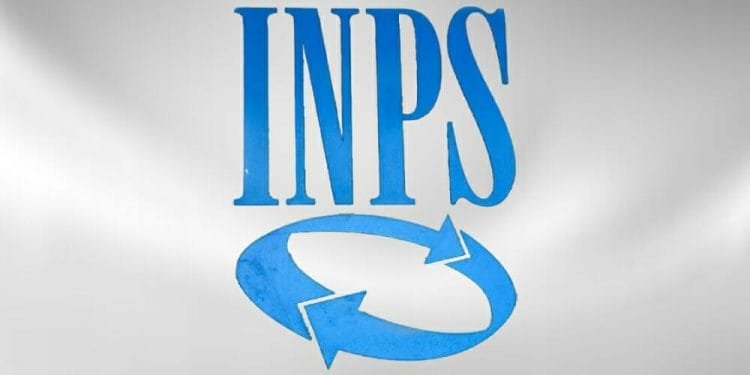 L'immagine mostra il logo dell'INPS, caratterizzato in alto dalle grandi lettere blu "INPS", con sotto un disegno circolare di due frecce blu che puntano in senso orario, il tutto su sfondo bianco.