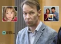 Un collage di foto con Maddie McCann e Christian Brueckner su ciu si concentrano le indagini. In un altro riquadro i Kate e Gerry McCann mostrano la foto della figlia e il logo di Leggo Algarve.