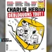 Copertina della rivista Charlie Hebdo che mostra un lucchetto giallo che si apre con all'interno facce frenetiche da fumetto, circondate da testi in grassetto in francese e titoli in evidenza, come una caotica copertina sopra il funicolare Lisbona.