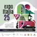 Grafica con la locandina del Expo Italia 2025 a Lisbona