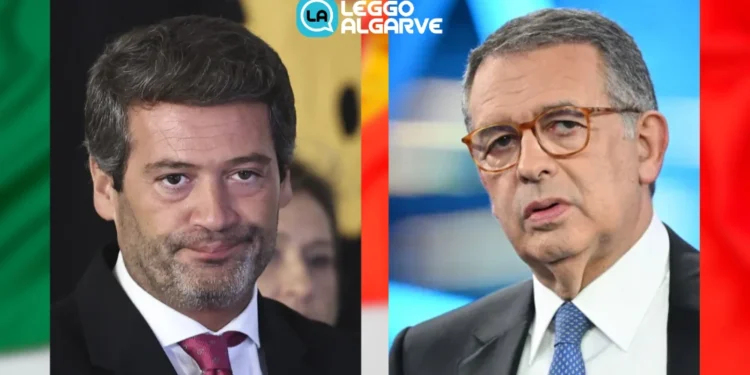 La cover dell'articolo dedicato alle Elezioni Presidenziali Portogallo 2026 dove sullo sfondo vi è la bandiera del Portogallo e in primo piano i volti dei candidati.