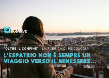 Gemini ha detto Donna di spalle osserva l'alba sulla città di Lisbona da un balcone, in un momento di solitudine contemplativa legato alla depressione reattiva.