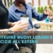 Tre persone in piedi all'aperto con in mano tazze di caffè da asporto, intente a conversare. Un testo in italiano sovrasta l'immagine, promuovendo una rubrica di psicologia su costruire legami all'estero e nuove amicizie.