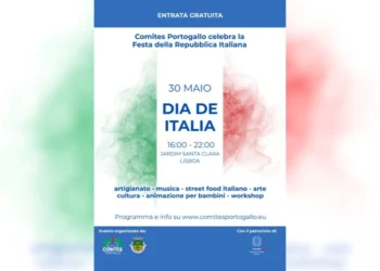 Grafica del manifesto di presentazione del Dia de Italia 2026.